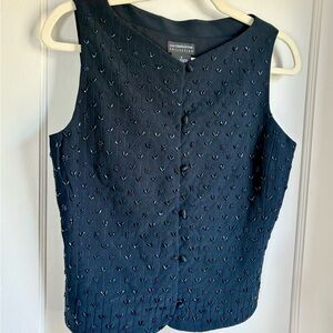 Liz Claiborne Collection Beaded Vest